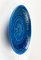 Large Mid-Century Italian Rimini Blu Pottery Wall Plate by Aldo Londi for Bitossi, 1960s 14