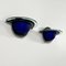 Postmodern Blue Wall Lights, 1980s, Set of 2 1