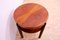 Art Deco Round Walnut Coffee Table, Former Czechoslovakia, 1930s, Image 7