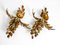 Wisteria Wall Lamps in Gold-Plated Metal by Hans Kögl, 1970s, Set of 2 5