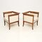 Antique Swedish Biedermeier Satin Birch Armchairs, 1850s, Set of 2, Image 4