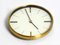 Small Mid-Century Modern Brass Wall Clock from Kienzle, 1960s 5