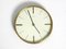 Small Mid-Century Modern Brass Wall Clock from Kienzle, 1960s 1