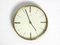 Small Mid-Century Modern Brass Wall Clock from Kienzle, 1960s, Image 1