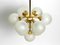 Ceiling Lamp with 10 Spherical Grape-Shaped Glass Shades from Kaiser, 1960s, Image 3