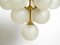 Ceiling Lamp with 10 Spherical Grape-Shaped Glass Shades from Kaiser, 1960s, Image 15