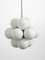 Space Age Atomic Metal Ceiling Lamp with 12 Light Gray Glass Spheres from Kaiser Leuchten, 1960s, Image 1