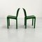 Grüne Selene Stühle von Vico Magistretti für Artemide, 1970er, 4er Set 5