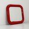 Red Delfo Mirror by Sergio Mazza for Artemide, 1960s 6