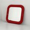 Red Delfo Mirror by Sergio Mazza for Artemide, 1960s, Image 1