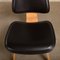 Silla de comedor DCW de fresno con asiento de cuero marrón oscuro de Charles & Ray Eames para Vitra, años 90, Imagen 9