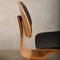 Silla de comedor DCW de fresno con asiento de cuero marrón oscuro de Charles & Ray Eames para Vitra, años 90, Imagen 14