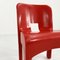 Red Model 4867 Universale Chair by Joe Colombo for Kartell, 1970s 6