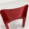 Red Model 4867 Universale Chair by Joe Colombo for Kartell, 1970s 7