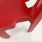 Red Model 4867 Universale Chair by Joe Colombo for Kartell, 1970s 9