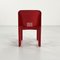 Roter Modell 4867 Universale Stuhl von Joe Colombo für Kartell, 1970er 3