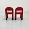 Chaises d'Enfant Rouges de Omsi, Italie, 2000s, Set de 2 4