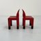 Red Children's Chairs from Omsi, Italy, 2000s, Set of 2 3