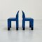 Blue Kids Chairs from Omsi Italy, Set of 2, Image 3