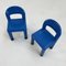 Blue Kids Chairs from Omsi Italy, Set of 2 5