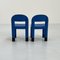 Blue Kids Chairs from Omsi Italy, Set of 2 4