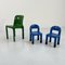 Blue Kids Chairs from Omsi Italy, Set of 2 6