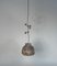 Lámpara colgante de arte de cerámica de estudio brutalista grande con esferas de cerámica en cascada atribuida a Bücking-Börnsen, Alemania, años 60, Imagen 1