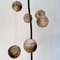 Large Brutalist Studio Ceramic Art Hanging Lamp with Cascading Ceramic Spheres attributed to Bücking-Börnsen, Germany, 1960s, Image 3