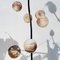 Lámpara colgante de arte de cerámica de estudio brutalista grande con esferas de cerámica en cascada atribuida a Bücking-Börnsen, Alemania, años 60, Imagen 26