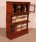 Bookcase in Mahogany with 3 Elements and Small Cabinet from Globe Wernicke, Image 9