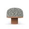 Hygge Bench in 0004 Kvadrat Zero Fabric and Smoked Oak by Saccal Design House for Collector, Image 2