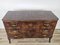 Art Deco Chest of 3 Drawers in Burl Walnut, Italy, 1940s 2