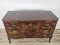 Art Deco Chest of 3 Drawers in Burl Walnut, Italy, 1940s, Image 2