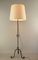 Large Wrought Iron Floor Lamp, France, 1930s 4