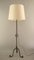 Large Wrought Iron Floor Lamp, France, 1930s 1
