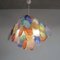 Lampadario in vetro di Murano multicolore di Gino Vistosi, anni '80, Immagine 3