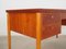 Danish Teak Desk, 1970s 9