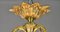 Antiker Französischer Napoleon III Kronleuchter aus Bronze & Alabaster 11