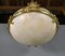 Antique Napoleon III French Empire Chandelier in Bronze and Alabaster 13