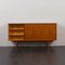 Dänisches Mid-Century Sideboard aus Teak mit Schiebetüren, 1960er 4