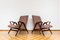 Lounge Chairs with Ottoman by František Jirák for Tatra, 1960s, Set of 3 9