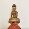 Burmesischer Künstler, Sitzender Mandalay Buddha, 1890er, Vergoldetes Holz & Lack 2