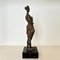 Oskar Bottoli, Kleine Frauenskulptur, 1969, Bronzeguss auf schwarzem Marmorständer 11