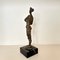 Oskar Bottoli, Small Woman Sculpture, 1969, Cast Bronze on a Black Marble Stand, Image 7