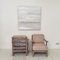 Set of German Art Deco Upholstered Oak Lounge Chairs, 1920s 18