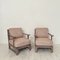 German Art Deco Upholstered Oak Lounge Chairs, 1920s, Set of 2 3