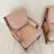 German Art Deco Upholstered Oak Lounge Chairs, 1920s, Set of 2 13