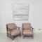 German Art Deco Upholstered Oak Lounge Chairs, 1920s, Set of 2, Image 11