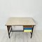 Small Mid-Century Italian Desk in Metal, Walnut and Formica by Gio Ponti, 1950s 12