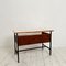 Small Mid-Century Italian Desk in Metal, Walnut and Formica by Gio Ponti, 1950s 13